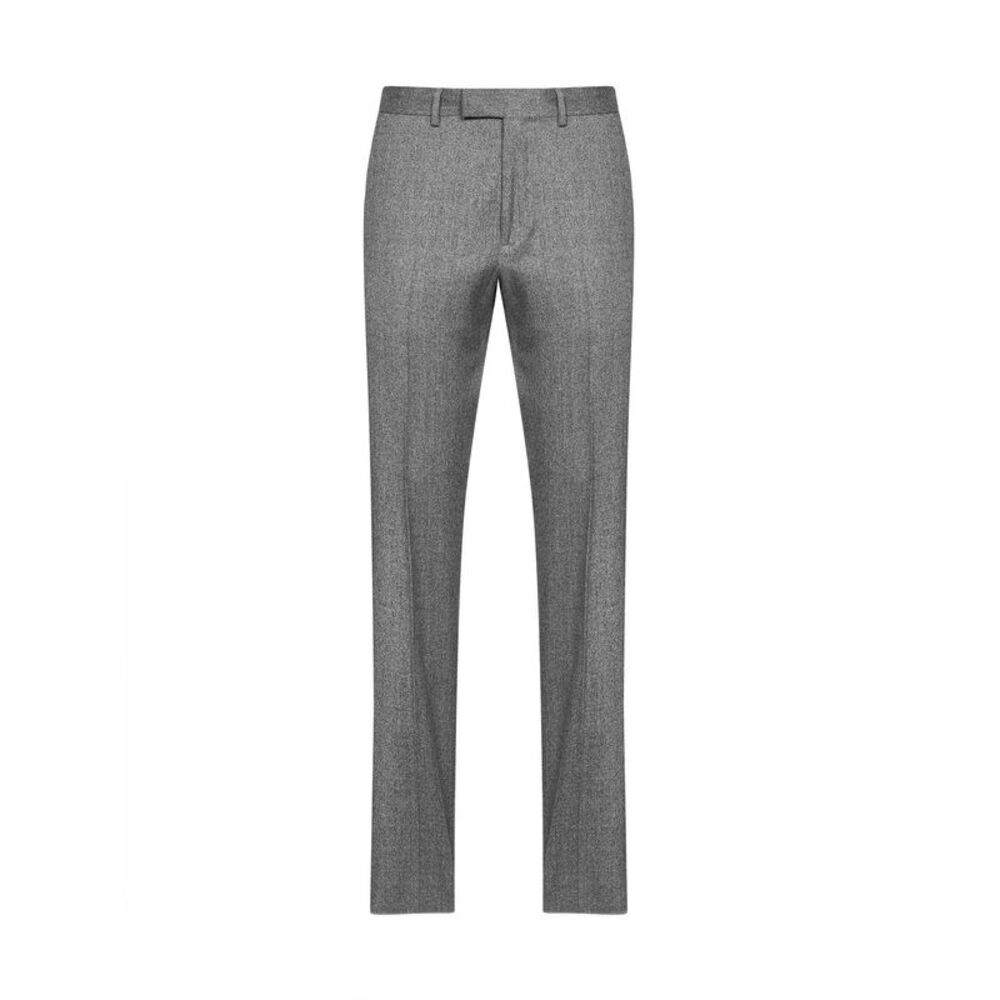 Zegna Men Melange Grey Techmerino Wash&Go Trousers